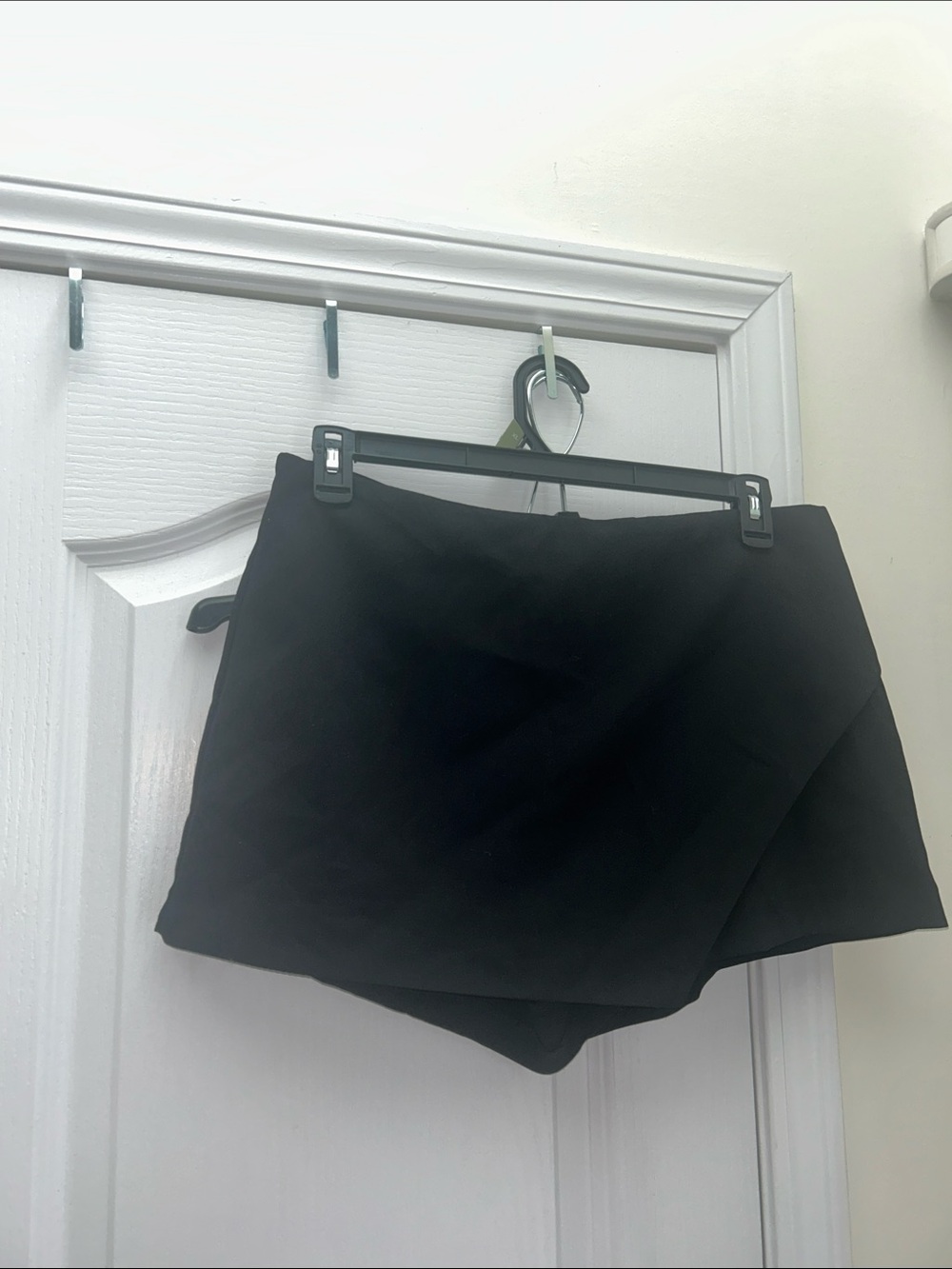Divided Black Wrap-Front Women’s Skort